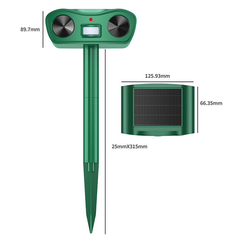 Solar Ultrasonic Animal Repellent