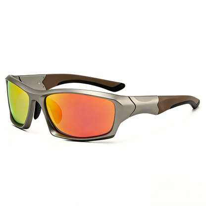 New Outdoor Sports Polarized Cycling Glasses for Men, Fashionable Cool Driving Sunglasses for Mountaineering and Hiking