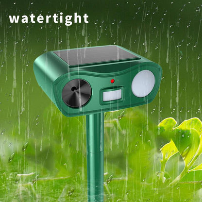 Solar Ultrasonic Animal Repellent