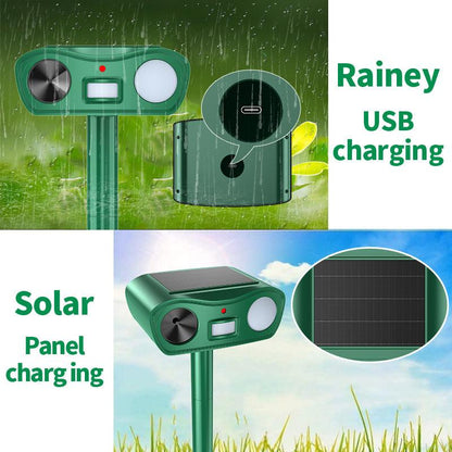 Solar Ultrasonic Animal Repellent