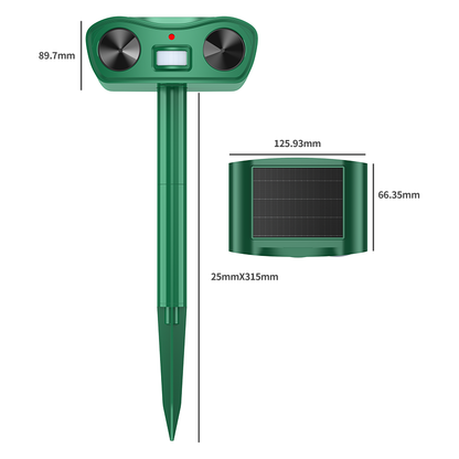 Solar Ultrasonic Animal Repellent