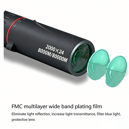 2000x248XZoom Day/LowNight Vision HDMonocularstarscopeTelescope